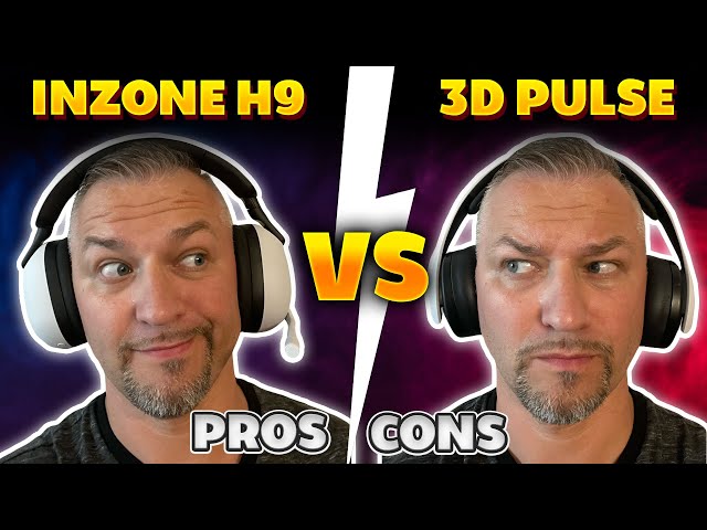 INZONE H9 Noise Canceling vs 3D PULSE Gaming Headset PS5 Review