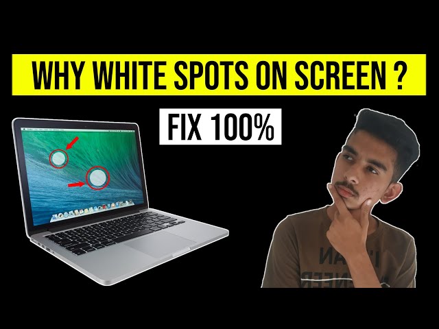 White Spots On Laptop Screen | White Dots : How To Remove | Laptop Screen Fix