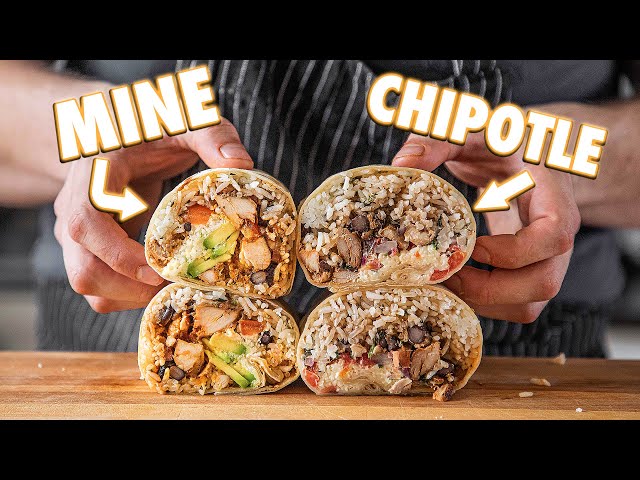 Making The Chipotle Burrito At Home | But Better