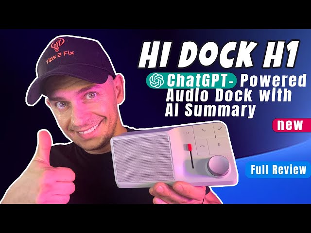 HiDock H1: ChatGPT Audio Dock with AI Summary (Full Review)