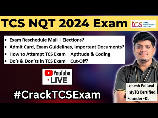 TCS Next Phase Exam Updates | Do's & Don'ts, Cut-Off, Exam Guidelines | Final QNA Session | TCS NQT