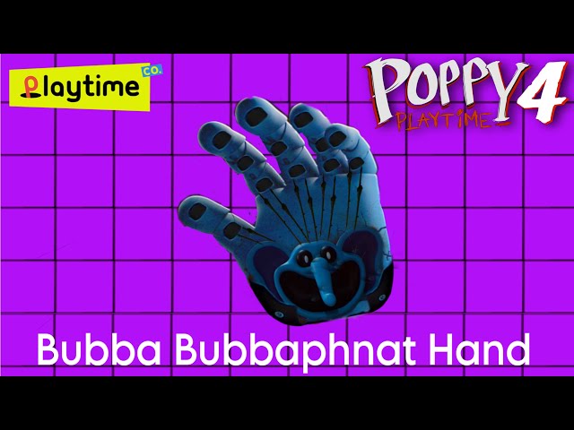 Poppy Playtime Chapter 4: New Bubba Bubbaphant Hand VHS Tape