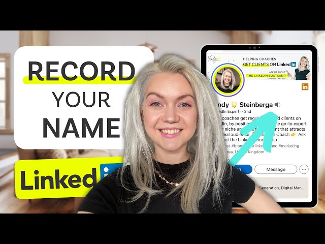 How To Record Your Name On LinkedIn | LinkedIn Name Pronunciation