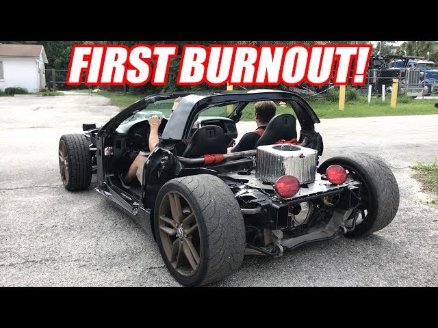 Supercharging Leroy Ep.6 - ROLL CAGE (and First Burnout w/blower)