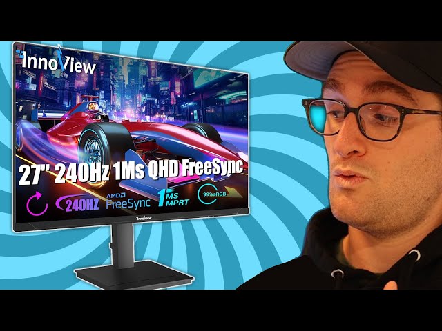 240Hz QHD Gaming Monitor for under $300! - InnoView INVCM708-02B Monitor Review