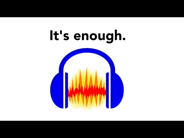 Audacity is enough. And you are enough. (A hot take)