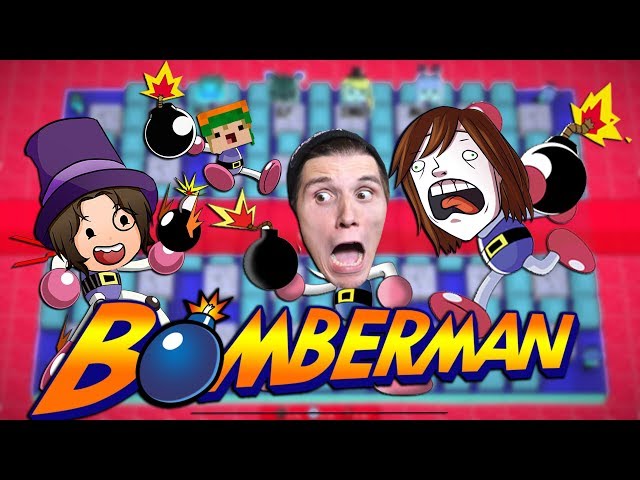 Paluten,Zombey,GLP & Maudado werfen mit BOMBEN  | Bomberman