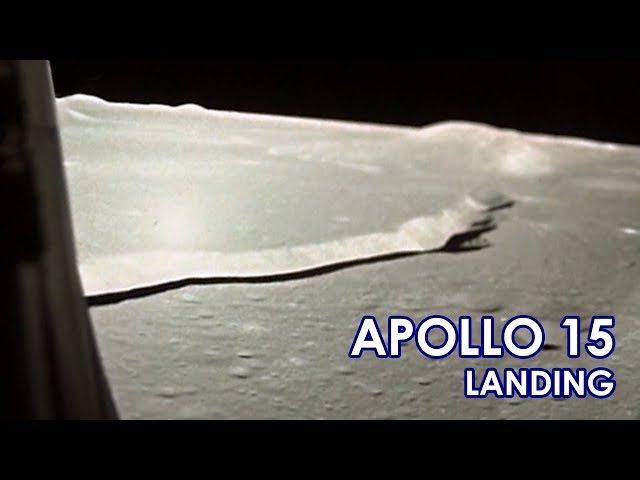 APOLLO 15 Landing stabilized (1971/07/30)