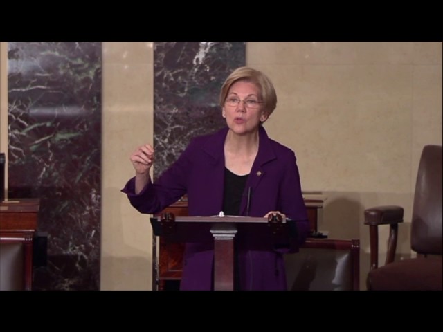 Sen. Elizabeth Warren floor speech on the Affordable Care Act