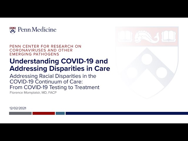Addressing Racial Disparities in the COVID-19 Continuum of Care: Florence Momplaisir, MD, FACP
