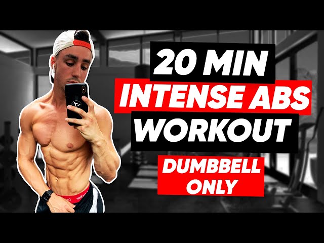 20 MIN DUMBBELL ABS WORKOUT AT HOME FOLLOW ALONG