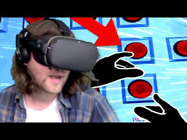 definitely NOT touching anything in VR