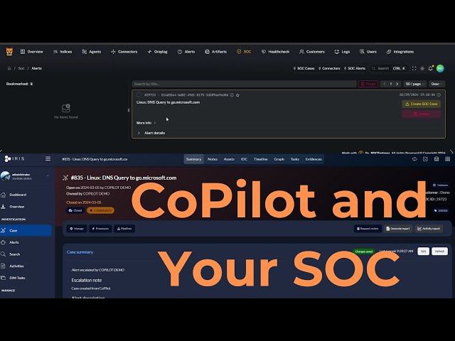 DFIR-IRIS and CoPilot - Bring your SOC Alerts into CoPilot