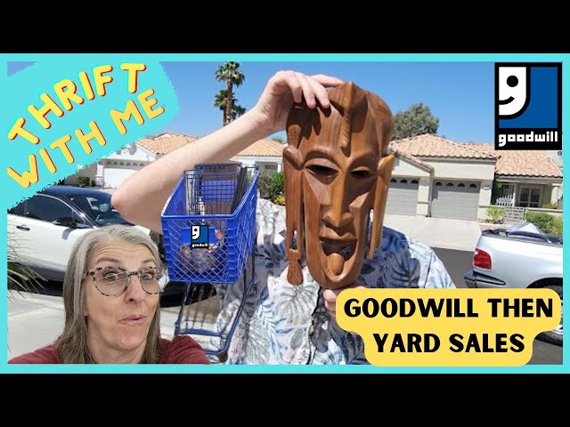 First Goodwill Then Yard Sales | Thrift With Me