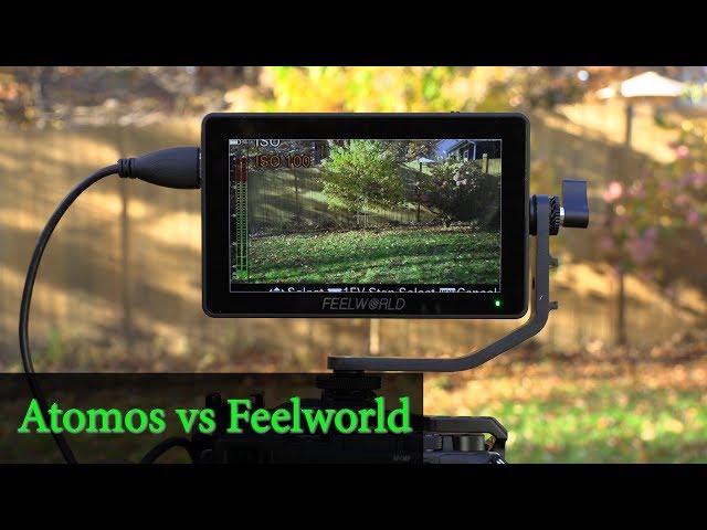 Feelworld F5 VS  F6 Plus VS Atomos Shinobi