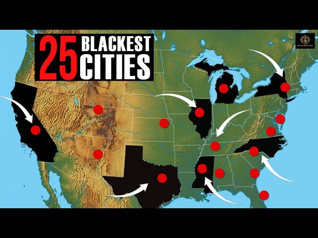 Ranked: The 25 Blackest Cities in the USA (2023)