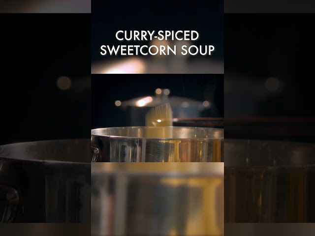 Curry-Spiced Sweetcorn Soup #shorts