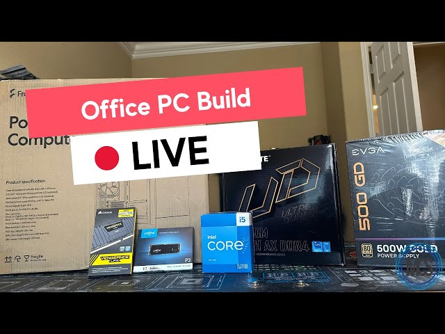 $550 Office PC Build LIVE!