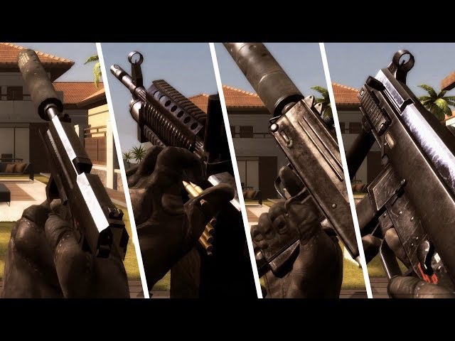 Rainbow Six Vegas 2 - All Weapons Showcase Reload Animations & Sounds