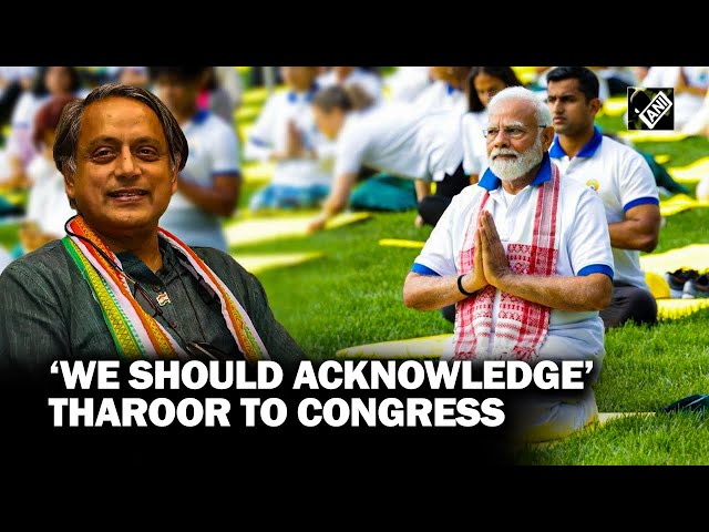 “It's great to see…” Tharoor asks Congress to acknowledge Centre’s efforts to internationalise Yoga