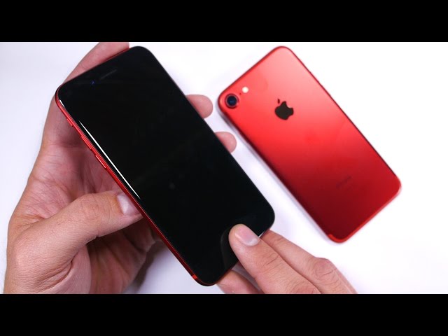 Want a BLACK screen on your RED iPhone 7?