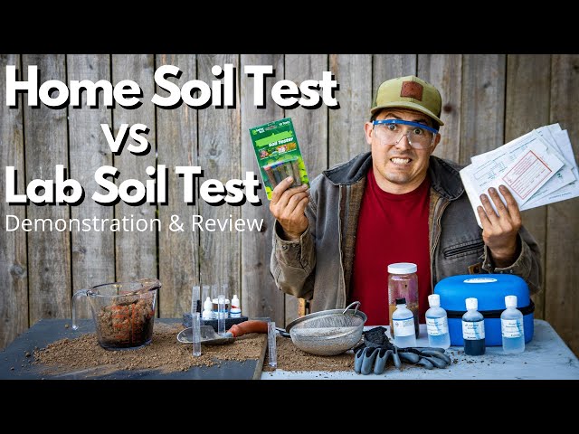 Home Soil Test vs Lab Soil Test. Demonstration and review