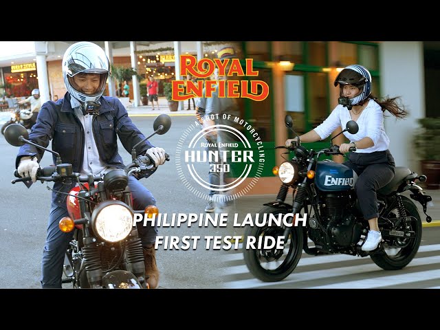 The HUNTER 350 is now in the Philippines! 1st Impressions & Test Ride | Royal Enfield's Lightest!