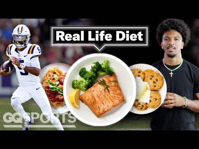 What No. 2 NFL Draft Pick Jayden Daniels Eats in a Day | GQ Sports