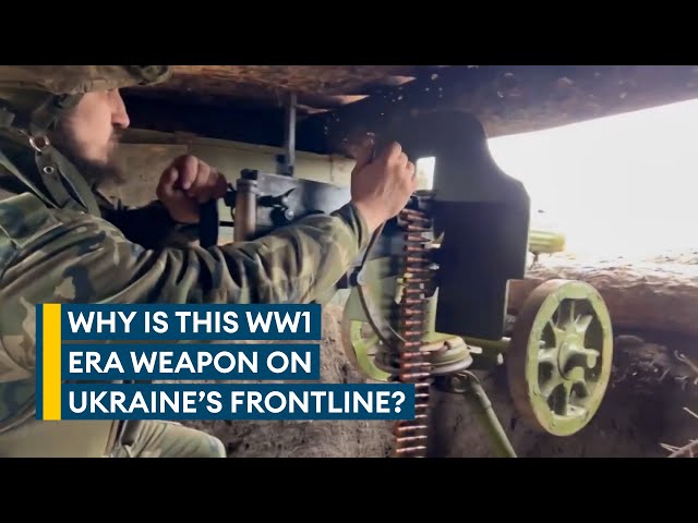 World's longest-serving machine gun still used on Ukraine frontline