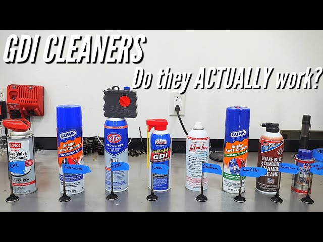 GDI Cleaner Comparison: How Well Do They Actually Work? ( GDI / Intake Valve Cleaner )