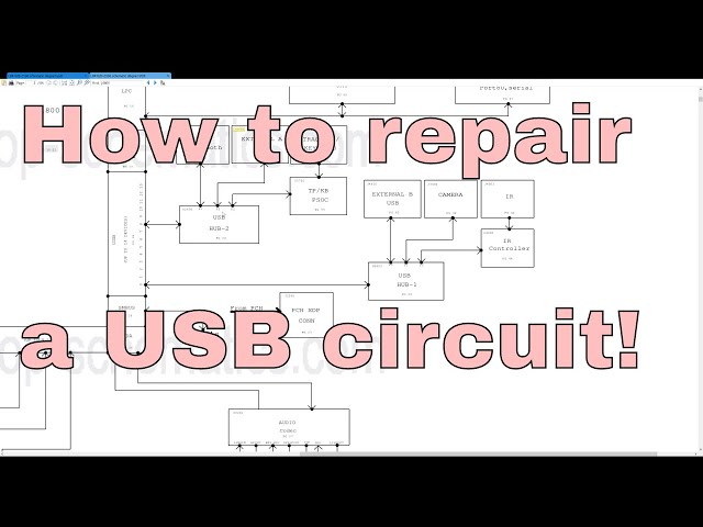How to repair Macbook Pro USB ports on logic board.