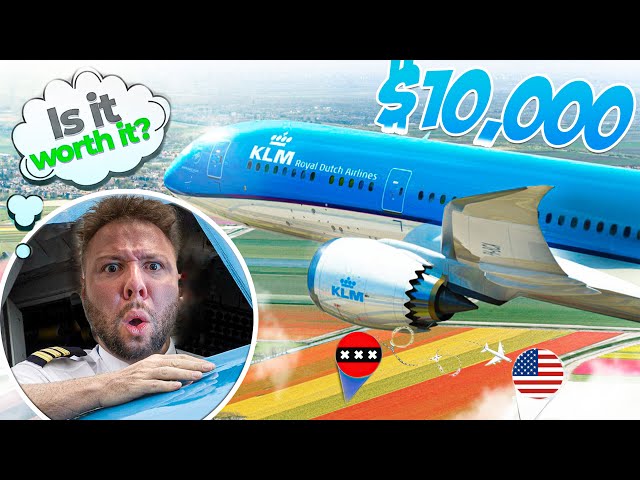 The $10,000 KLM Business Class Flight: Luxury or Waste of Money? (AMS to CHI)