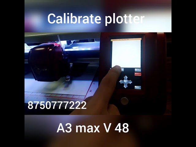 Sky cut cutting plotter calibration