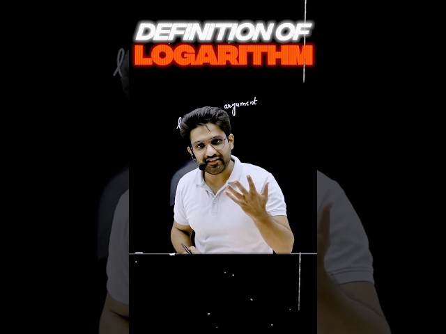 Logarithm explained in 1 minute  || #bhannatmaths #shorts #logarithm