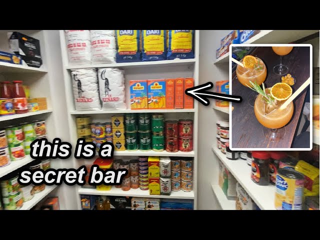 this supermarket in paris is actually a secret bar!!