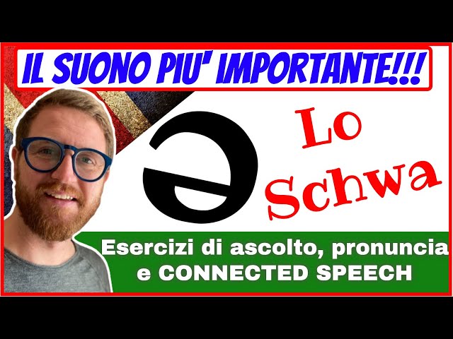 Lo SCHWA! con ESERCIZI di CONNECTED SPEECH! Il suono più usato in Inglese!
