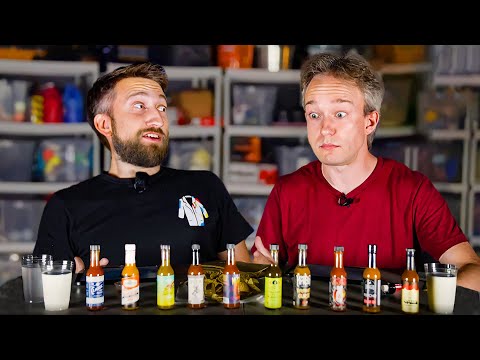We tried the Hot Ones sauces. It was painful.