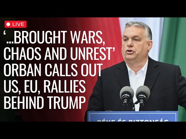 Viktor Orbán LIVE | Hungary's Orban Touts Support For Trump & European Far Right At CPAC Conference