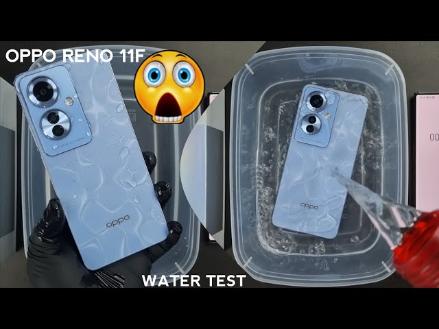 Oppo Reno 11F 5G Water Test 💦💧| Oppo Reno 11F iP65 Water Resistant Or Not?🤔