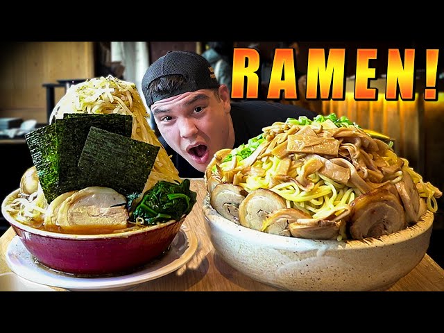 ATTEMPTING TO TAKE DOWN NYC'S BIGGEST RAMEN CHALLENGE!