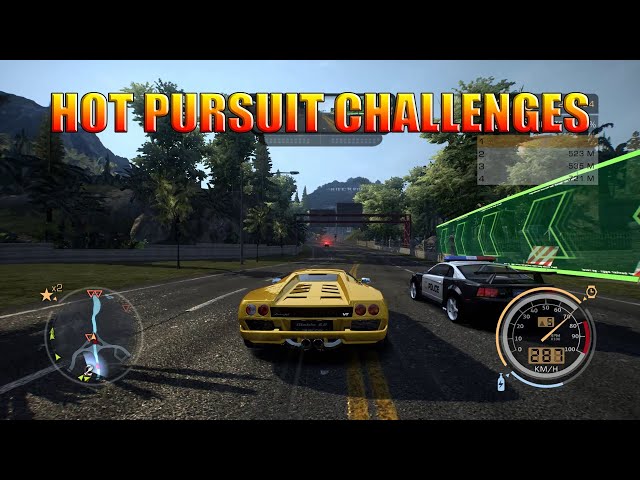NFS Hot Pursuit Challenges - Lamborghini Diablo (Challenge #68 Hard)