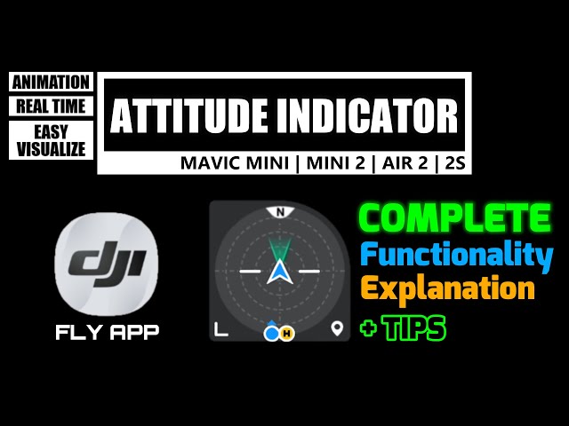 DJI FLY APP Attitude Indicator COMPLETE Guide - DJI Mavic Mini | Mini 2/3 | SE | Air 2 | Air 2s