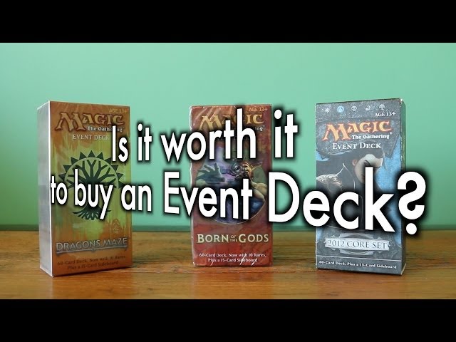 MTG - Is It Worth It To Buy An Event Deck? Can It Be Upgraded? Born of the Gods - Magic: Gathering