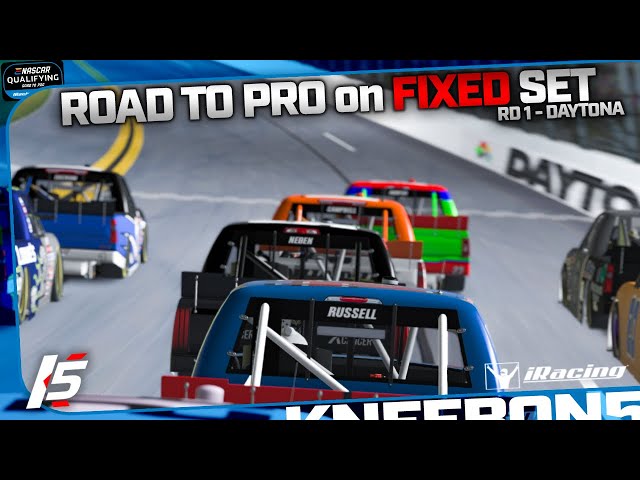 iRacing NASCAR Road to Pro on Fixed Setup - RD 1 - Daytona