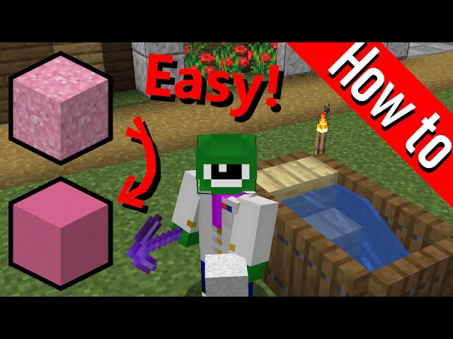 Minecraft: How to Build a Fast Easy Concrete Farm in 1 Minute - Tutorial