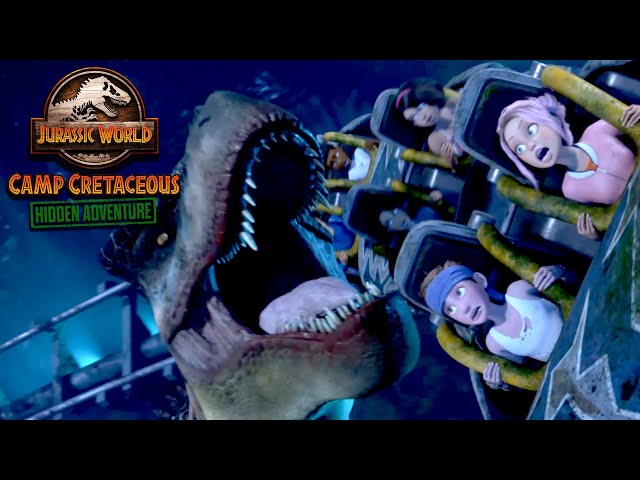 Extreme Dino Coaster | JURASSIC WORLD CAMP CRETACEOUS | Netflix