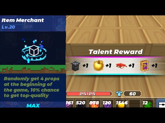 Unlocking Item Merchant Talents in BedWars! (Blockman Go)
