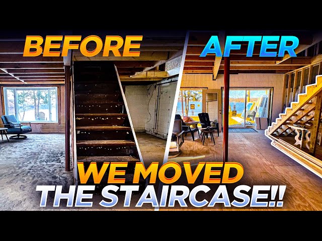 We moved the Staircase!! (and I really screwed up 😬)