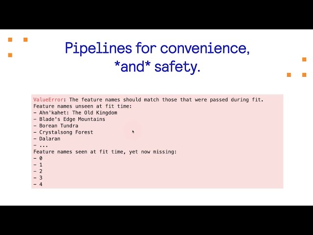 Pipelines for convenience, *and* safety