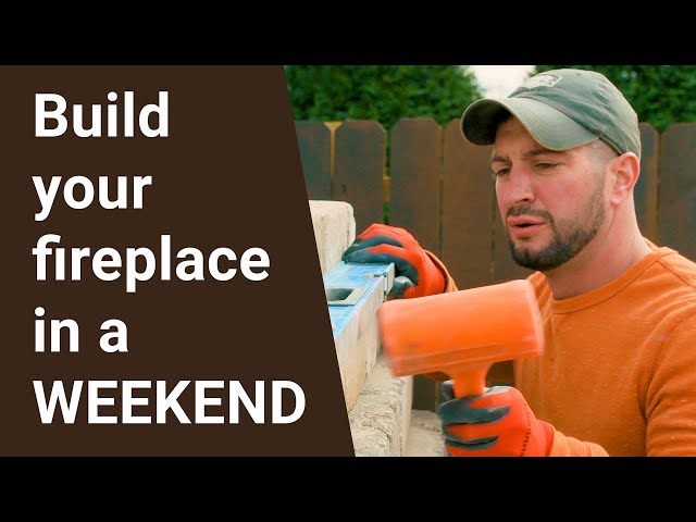 How to Build a DIY Outdoor Fireplace: Step-by-step Guide to Upgrade Your Patio on a Weekend